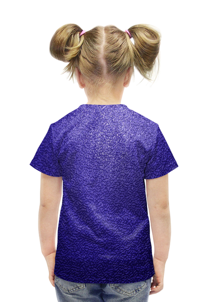Заказать детскую футболку в Москве. Футболка с полной запечаткой для девочек сквидвард от solntse - готовые дизайны и нанесение принтов.