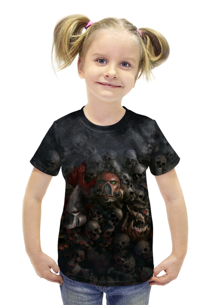 Заказать детскую футболку в Москве. Футболка с полной запечаткой для девочек Dawn of War от AJIUK - готовые дизайны и нанесение принтов.