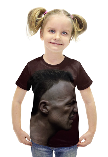 Заказать детскую футболку в Москве. Футболка с полной запечаткой для девочек Die Antwoord от skynatural - готовые дизайны и нанесение принтов.