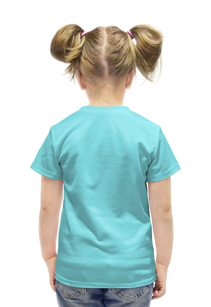 Заказать детскую футболку в Москве. Футболка с полной запечаткой для девочек Гяродос от scoopysmith - готовые дизайны и нанесение принтов.