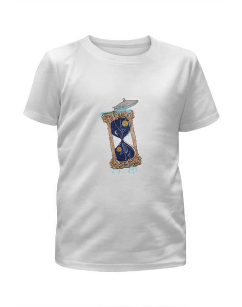 Заказать детскую футболку в Москве. Футболка с полной запечаткой для девочек Песочные часы от THE_NISE  - готовые дизайны и нанесение принтов.