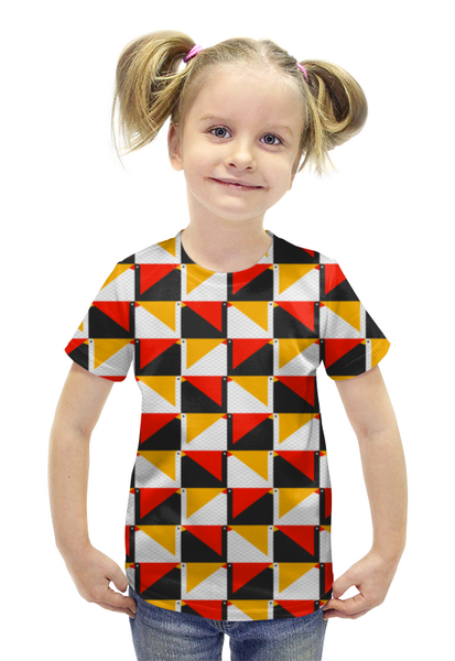 Заказать детскую футболку в Москве. Футболка с полной запечаткой для девочек ArtDesign от balden - готовые дизайны и нанесение принтов.