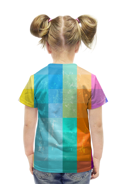 Заказать детскую футболку в Москве. Футболка с полной запечаткой для девочек Чихуа от THE_NISE  - готовые дизайны и нанесение принтов.