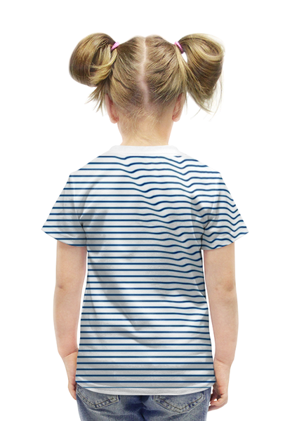 Заказать детскую футболку в Москве. Футболка с полной запечаткой для девочек Лодка  (1) от ПРИНТЫ ПЕЧАТЬ  - готовые дизайны и нанесение принтов.