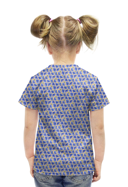 Заказать детскую футболку в Москве. Футболка с полной запечаткой для девочек Вероника дубравная от Shdomon - готовые дизайны и нанесение принтов.