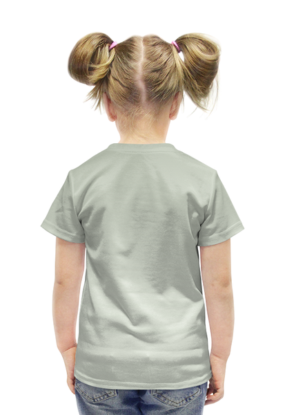 Заказать детскую футболку в Москве. Футболка с полной запечаткой для девочек Курт Кобейн от geekbox - готовые дизайны и нанесение принтов.
