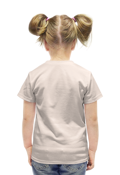 Заказать детскую футболку в Москве. Футболка с полной запечаткой для девочек Неординарный арт от Leichenwagen - готовые дизайны и нанесение принтов.