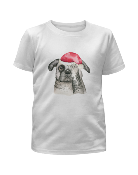 Заказать детскую футболку в Москве. Футболка с полной запечаткой для девочек  Собака от THE_NISE  - готовые дизайны и нанесение принтов.