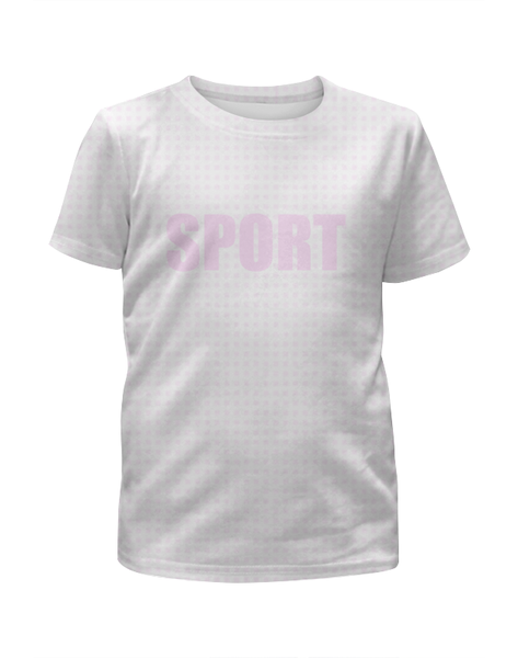 Заказать детскую футболку в Москве. Футболка с полной запечаткой для девочек KidSPORT от Пантафирочи - готовые дизайны и нанесение принтов.