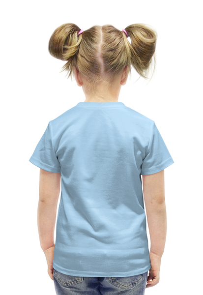 Заказать детскую футболку в Москве. Футболка с полной запечаткой для девочек Горный пейзаж от THE_NISE  - готовые дизайны и нанесение принтов.