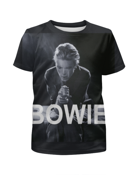 Заказать детскую футболку в Москве. Футболка с полной запечаткой для девочек David Bowie от cherdantcev - готовые дизайны и нанесение принтов.