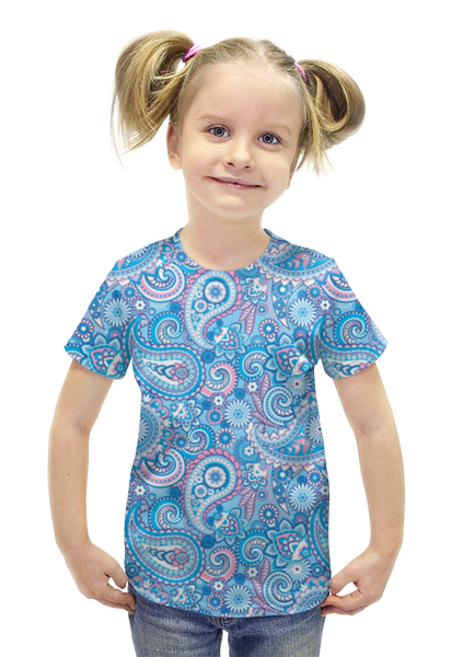 Заказать детскую футболку в Москве. Футболка с полной запечаткой для девочек Турецкий Огурец от fanart - готовые дизайны и нанесение принтов.