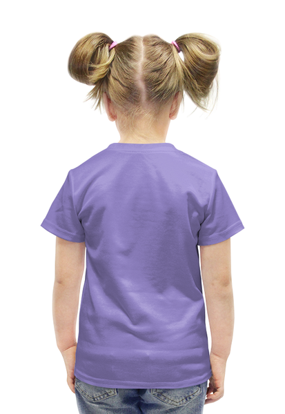 Заказать детскую футболку в Москве. Футболка с полной запечаткой для девочек Сова в цветах от valezar - готовые дизайны и нанесение принтов.