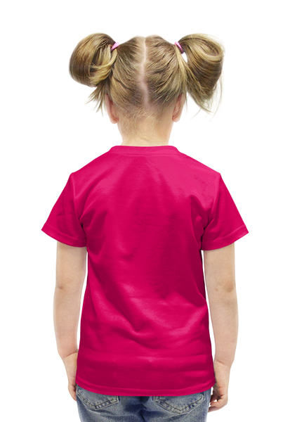 Заказать детскую футболку в Москве. Футболка с полной запечаткой для девочек Hotline miami от AstArt - готовые дизайны и нанесение принтов.