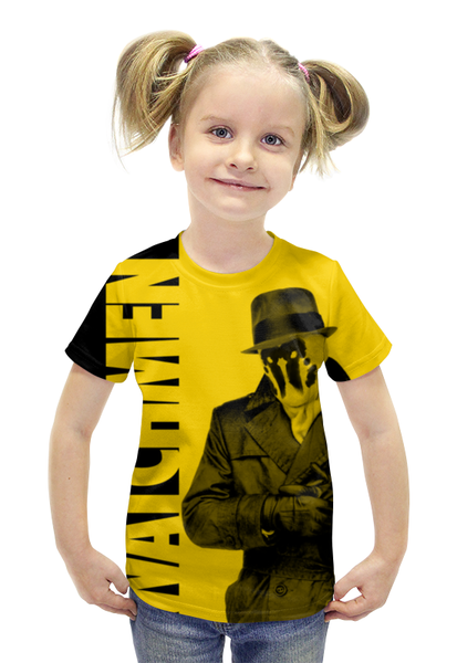 Заказать детскую футболку в Москве. Футболка с полной запечаткой для девочек Watchmen от OEX design - готовые дизайны и нанесение принтов.