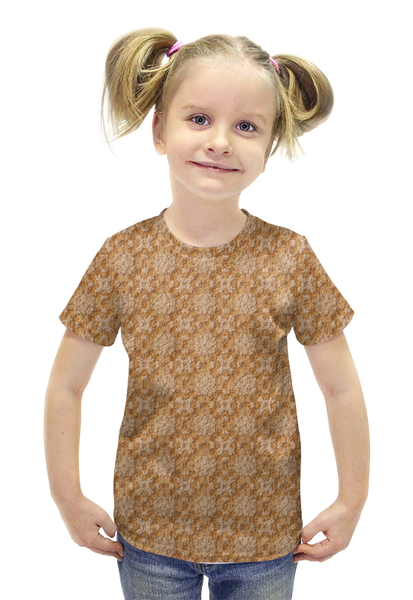 Заказать детскую футболку в Москве. Футболка с полной запечаткой для девочек Dustcloud  от Vadim Koval - готовые дизайны и нанесение принтов.