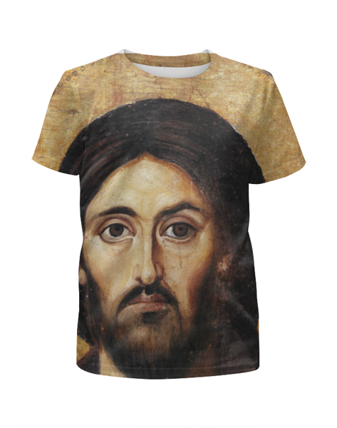 Заказать детскую футболку в Москве. Футболка с полной запечаткой для девочек Сын господа от god - готовые дизайны и нанесение принтов.