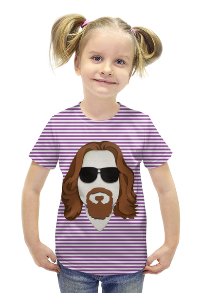 Заказать детскую футболку в Москве. Футболка с полной запечаткой для девочек Чувак (Dude) от Andrew Zaycev - готовые дизайны и нанесение принтов.
