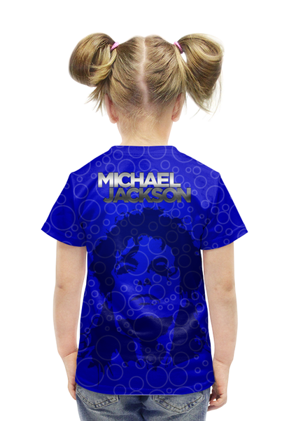 Заказать детскую футболку в Москве. Футболка с полной запечаткой для девочек Michael Jackson от balden - готовые дизайны и нанесение принтов.