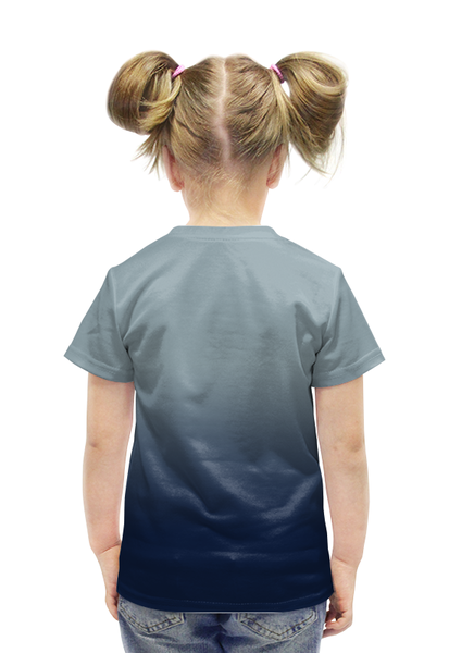 Заказать детскую футболку в Москве. Футболка с полной запечаткой для девочек I Want to Believe  от ISliM - готовые дизайны и нанесение принтов.