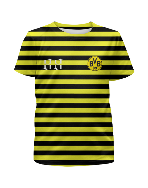 Заказать детскую футболку в Москве. Футболка с полной запечаткой для девочек BVB09 от TRUE HAPPINESS - готовые дизайны и нанесение принтов.