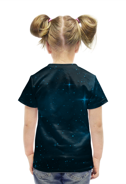 Заказать детскую футболку в Москве. Футболка с полной запечаткой для девочек GENSHIN IMPACT от geekbox - готовые дизайны и нанесение принтов.
