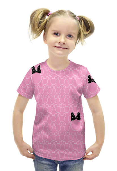 Заказать детскую футболку в Москве. Футболка с полной запечаткой для девочек Без названия от solntse - готовые дизайны и нанесение принтов.