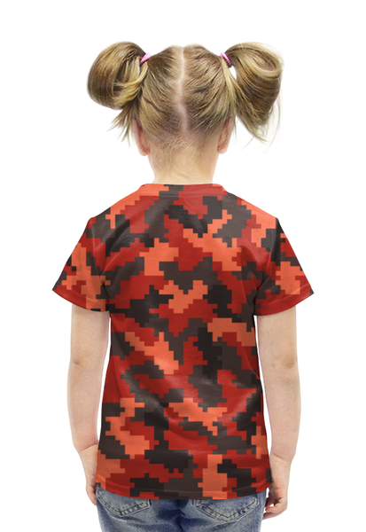 Заказать детскую футболку в Москве. Футболка с полной запечаткой для девочек защитник от THE_NISE  - готовые дизайны и нанесение принтов.