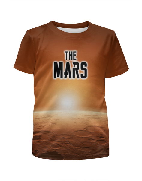 Заказать детскую футболку в Москве. Футболка с полной запечаткой для девочек The Mars (The Planet) от ISliM - готовые дизайны и нанесение принтов.