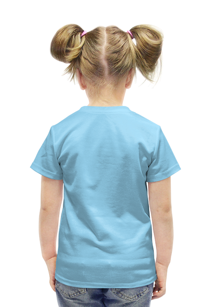 Заказать детскую футболку в Москве. Футболка с полной запечаткой для девочек Кролики от Violet - готовые дизайны и нанесение принтов.