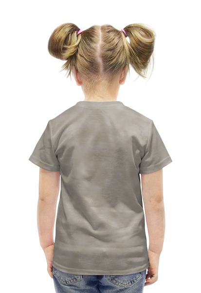 Заказать детскую футболку в Москве. Футболка с полной запечаткой для девочек Лев от weeert - готовые дизайны и нанесение принтов.