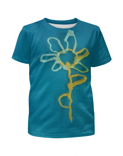 Заказать детскую футболку в Москве. Футболка с полной запечаткой для девочек Цветик-семицветик от mrs-snit@yandex.ru - готовые дизайны и нанесение принтов.