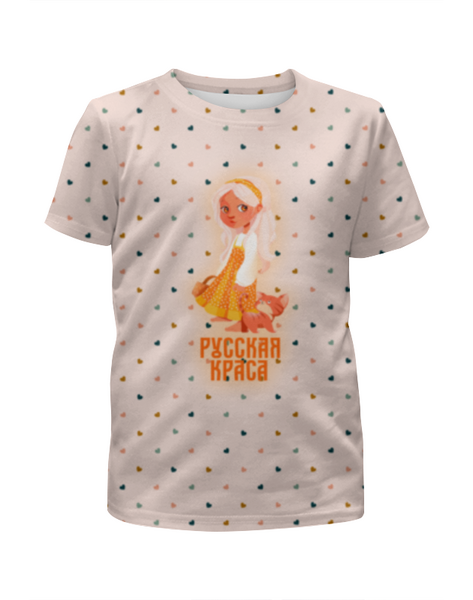 Заказать детскую футболку в Москве. Футболка с полной запечаткой для девочек Без названия от tomerland@inbox.ru - готовые дизайны и нанесение принтов.
