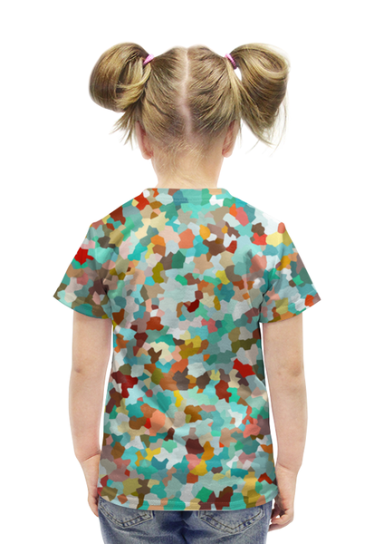 Заказать детскую футболку в Москве. Футболка с полной запечаткой для девочек Cool кристаллики от mistral3000@mail.ru - готовые дизайны и нанесение принтов.