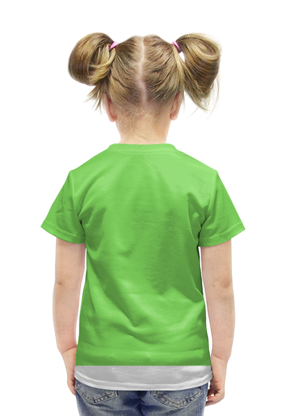 Заказать детскую футболку в Москве. Футболка с полной запечаткой для девочек Злой Марио от Leichenwagen - готовые дизайны и нанесение принтов.