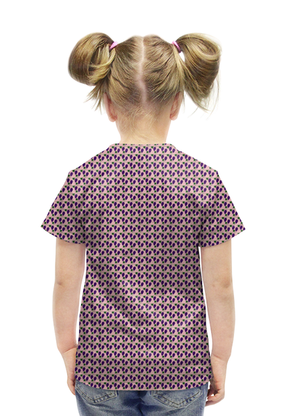Заказать детскую футболку в Москве. Футболка с полной запечаткой для девочек Гроздья винограда от Лана  - готовые дизайны и нанесение принтов.