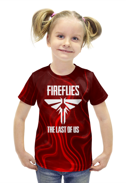 Заказать детскую футболку в Москве. Футболка с полной запечаткой для девочек The Last of Us от THE_NISE  - готовые дизайны и нанесение принтов.