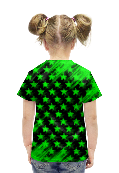 Заказать детскую футболку в Москве. Футболка с полной запечаткой для девочек Brawl Stars от weeert - готовые дизайны и нанесение принтов.