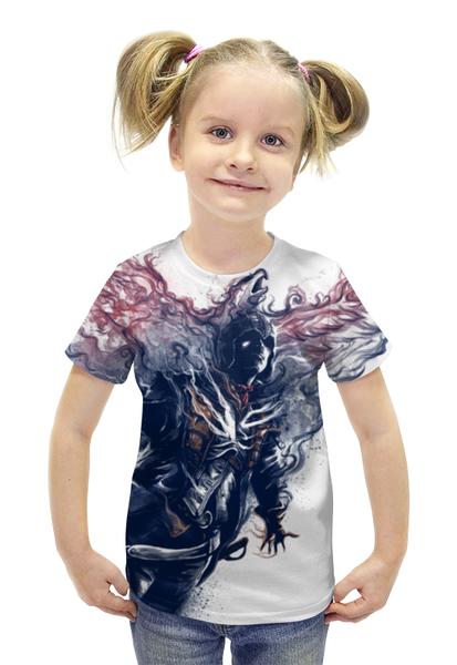Заказать детскую футболку в Москве. Футболка с полной запечаткой для девочек Кредо ассасина от printik - готовые дизайны и нанесение принтов.