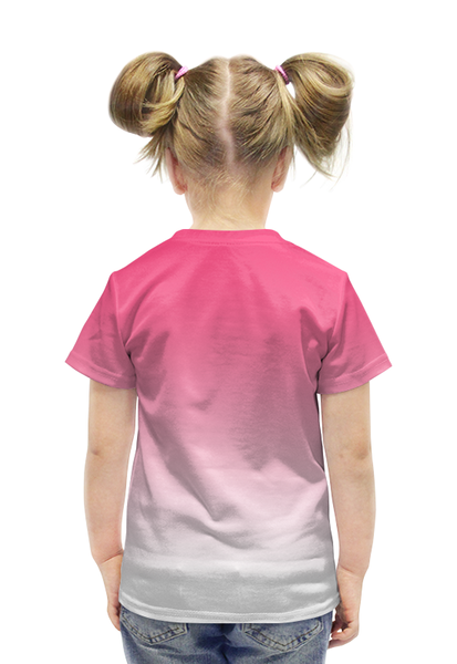 Заказать детскую футболку в Москве. Футболка с полной запечаткой для девочек Поросенок 2019 от T-shirt print  - готовые дизайны и нанесение принтов.