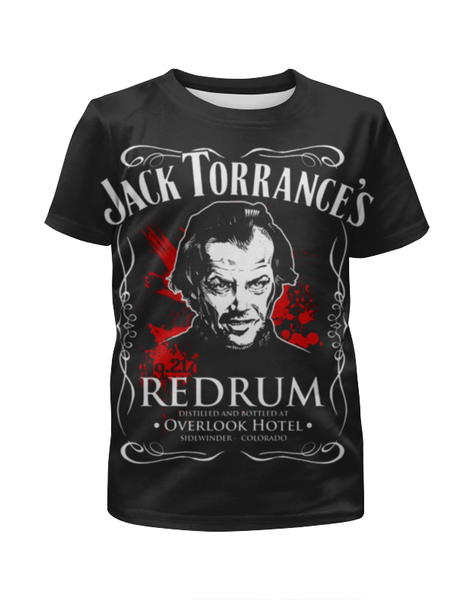 Заказать детскую футболку в Москве. Футболка с полной запечаткой для девочек Jack Torrance's от ПРИНТЫ ПЕЧАТЬ  - готовые дизайны и нанесение принтов.