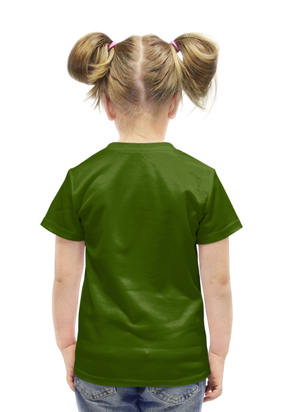 Заказать детскую футболку в Москве. Футболка с полной запечаткой для девочек ТИГРЫ ФЭНТЕЗИ от robus - готовые дизайны и нанесение принтов.