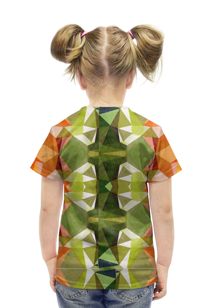 Заказать детскую футболку в Москве. Футболка с полной запечаткой для девочек Морковный фреш от anomalica - готовые дизайны и нанесение принтов.