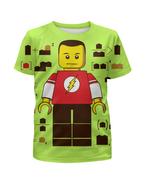 Заказать детскую футболку в Москве. Футболка с полной запечаткой для девочек Лего. от nadegda - готовые дизайны и нанесение принтов.