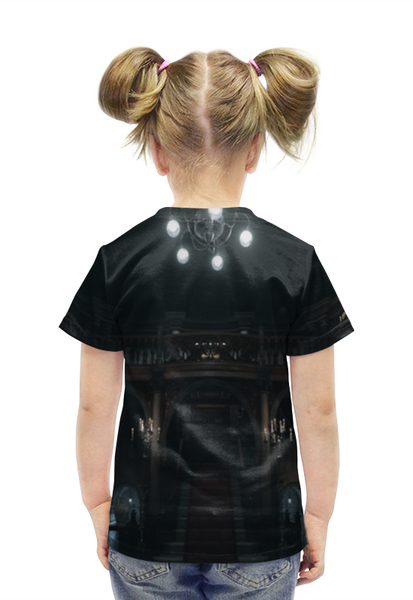 Заказать детскую футболку в Москве. Футболка с полной запечаткой для девочек Resident Evil : Village от  PRO_DESIGN - готовые дизайны и нанесение принтов.