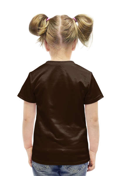 Заказать детскую футболку в Москве. Футболка с полной запечаткой для девочек Девушка от Ирина - готовые дизайны и нанесение принтов.