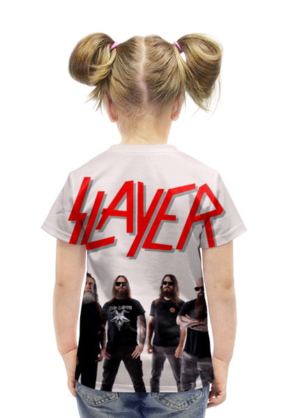 Заказать детскую футболку в Москве. Футболка с полной запечаткой для девочек Slayer Repentless 2015 (3) от Илья - готовые дизайны и нанесение принтов.