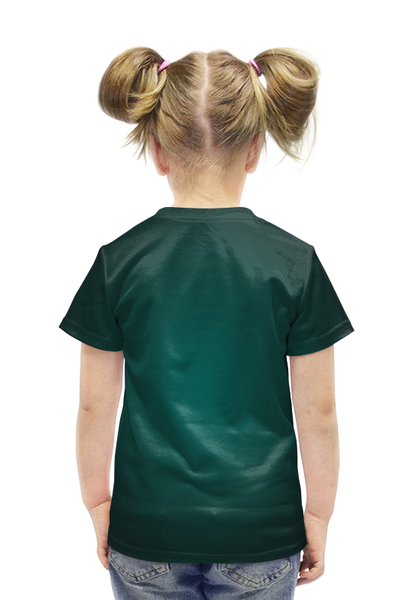 Заказать детскую футболку в Москве. Футболка с полной запечаткой для девочек Необычный подарок от Leichenwagen - готовые дизайны и нанесение принтов.