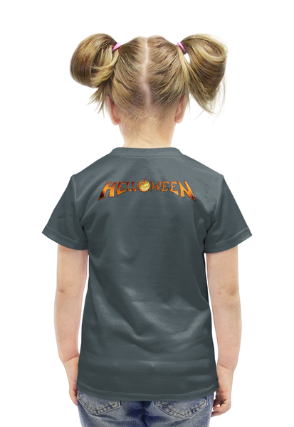 Заказать детскую футболку в Москве. Футболка с полной запечаткой для девочек Хэллоуин от aleks_say - готовые дизайны и нанесение принтов.