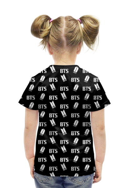 Заказать детскую футболку в Москве. Футболка с полной запечаткой для девочек    Группа BTS от THE_NISE  - готовые дизайны и нанесение принтов.